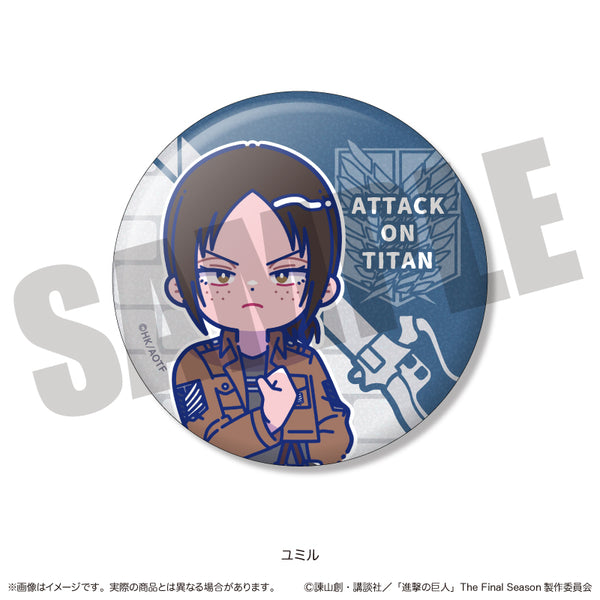 『進撃の巨人』にゅ〜とろ キラキラ缶バッジ N ユミル