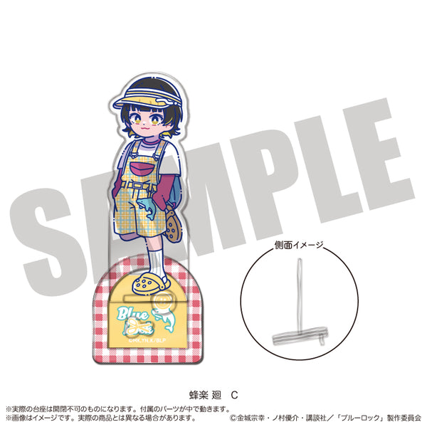 "Blue Lock" Acrylic Stand: Nyu~toro, Hachiraku, Mawari Birthday C