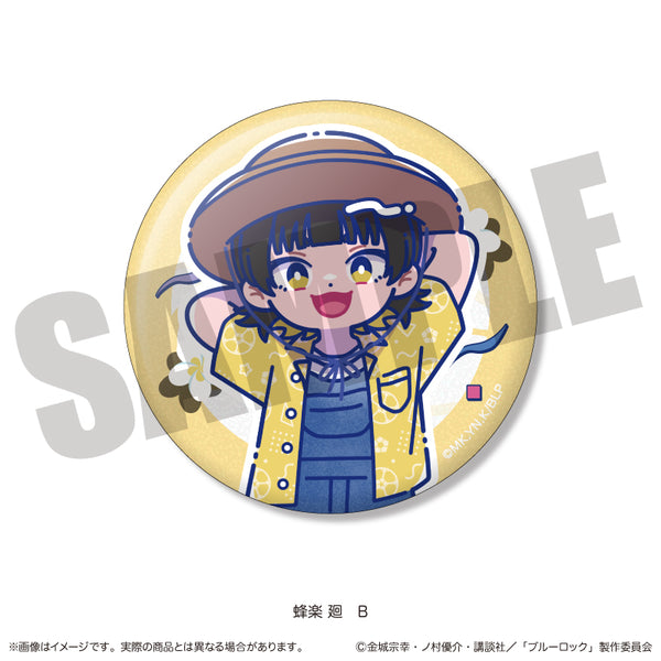 "Blue Lock" Sparkly Pin Badge: Nyu~toro, Hachiraku, Mawari Birthday B