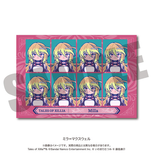 『テイルズ オブ エクシリア』にゅ〜とろ 証明写真風ステッカー B ミラ=マクスウェル