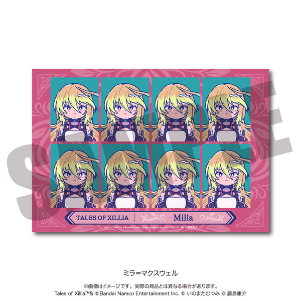 『テイルズ オブ エクシリア』にゅ〜とろ 証明写真風ステッカー B ミラ=マクスウェル