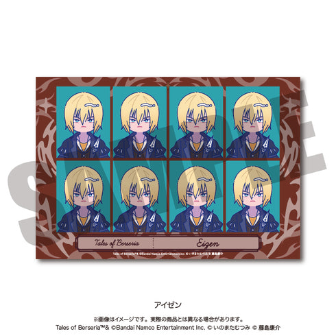 『テイルズ オブ ベルセリア』にゅ〜とろ 証明写真風ステッカー E アイゼン
