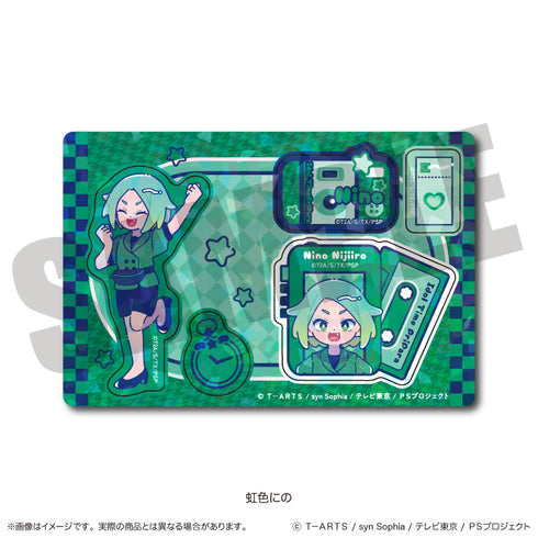 《偶像时间 普莉帕拉》全息贴纸套装 B 彩虹色