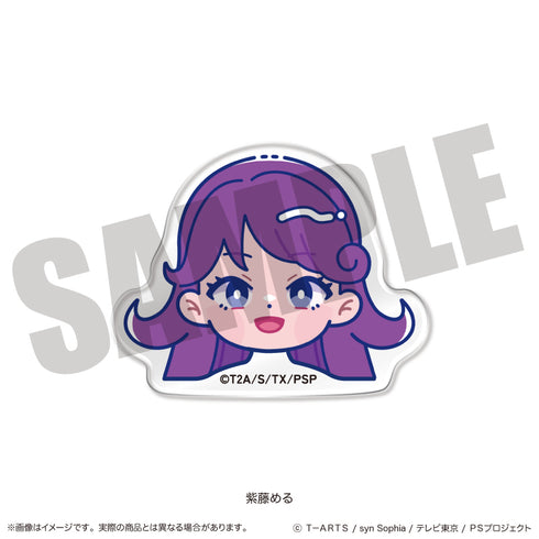 《閃亮!普莉☆チャン》臉部夾 F 紫藤梅露