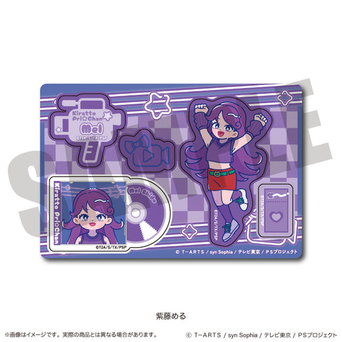 『キラッとプリ☆チャン』ホログラムステッカーシート F 紫藤める