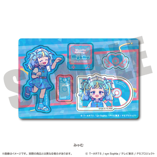『ワッチャプリマジ!』ホログラムステッカーシート B みゃむ