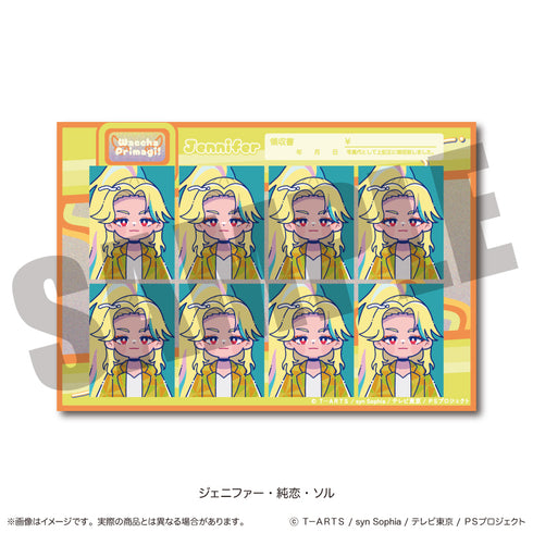《Waccha Puri Maji!》证件照风格贴纸 H 詹妮弗·纯恋·索尔