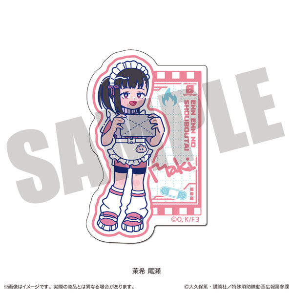 『炎炎ノ消防隊 参ノ章』にゅ〜とろ 第三弾 ダイカットステッカー E 茉希 尾瀬
