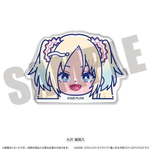 "Love Live! Hasu no Sora Girls' Academy School Idol Club" Nyu~toro Series 2: Face Clip C - Rurino Osawa