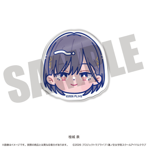 "Love Live! Hasuno Sora Girls' Academy School Idol Club" Nyu~toro Vol. 2 Face Clip H: Izumi Katsuragi
