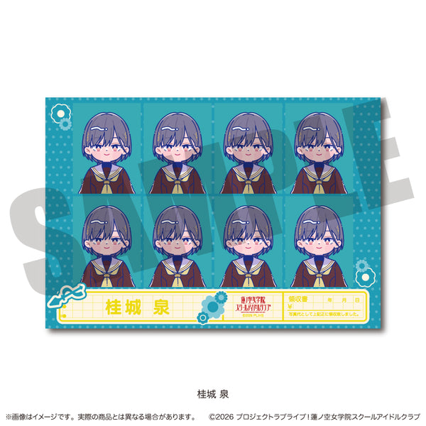 "Love Live! Hasu no Sora Girls' Academy School Idol Club" Nyu~toro Series 2: ID Photo-Style Stickers H - Izumi Katsuragi