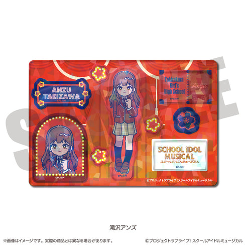 『スクールアイドルミュージカル』にゅ〜とろ ホログラムステッカーシート F 滝沢アンズ