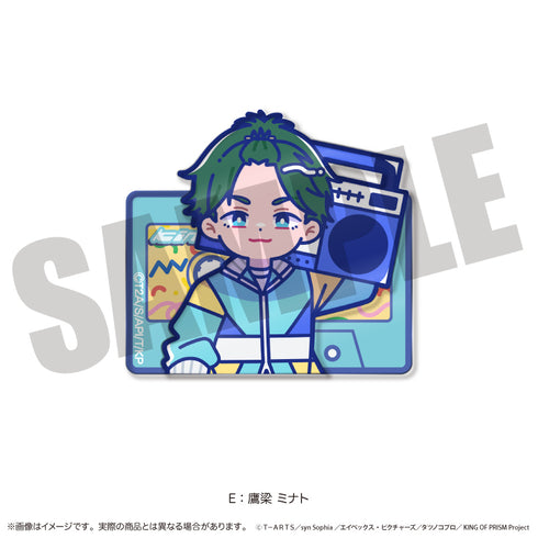 『KING OF PRISM』にゅ〜とろ 第一弾 背景付きアクリルクリップ E 鷹梁 ミナト