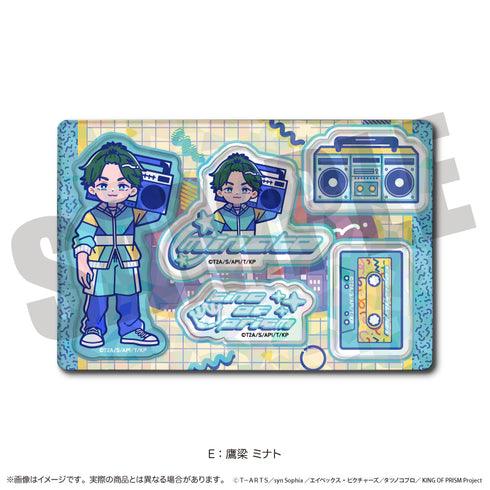 『KING OF PRISM』にゅ〜とろ 第一弾 ホログラムステッカーシート E 鷹梁 ミナト