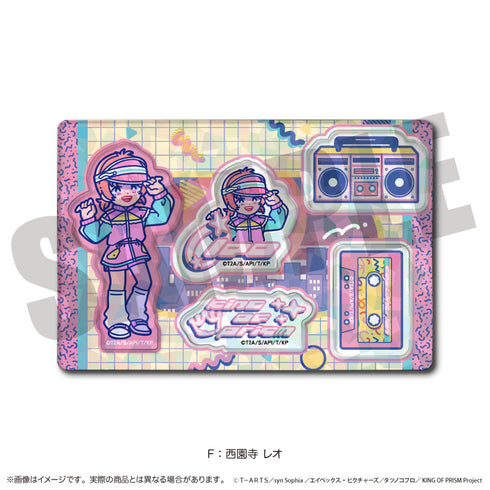 『KING OF PRISM』にゅ〜とろ 第一弾 ホログラムステッカーシート F 西園寺 レオ