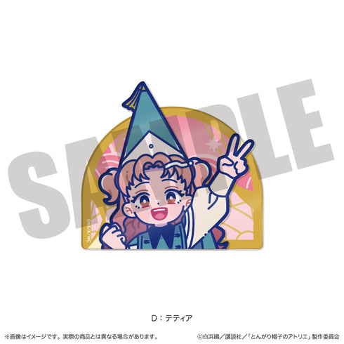 『とんがり帽子のアトリエ』にゅ〜とろ 背景付きアクリルクリップ D テティア