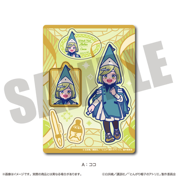 『とんがり帽子のアトリエ』にゅ〜とろ 繰り返し使えるステッカーシート A ココ