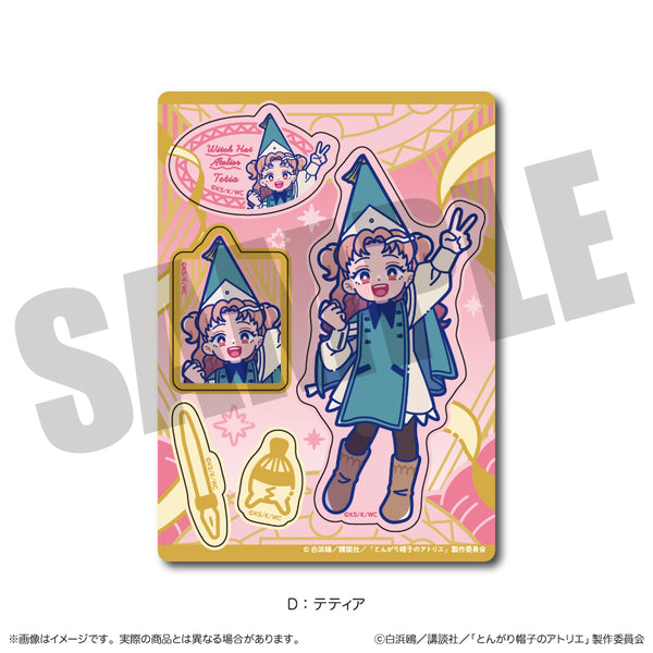 『とんがり帽子のアトリエ』にゅ〜とろ 繰り返し使えるステッカーシート D テティア