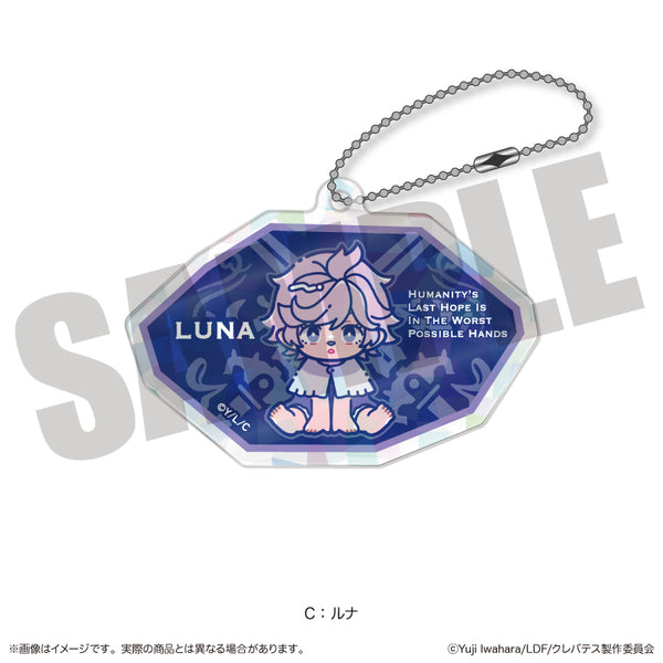 『クレバテス-魔獣の王と赤子と屍の勇者-』にゅ〜とろ ホログラムアクリルキーホルダー C ルナ
