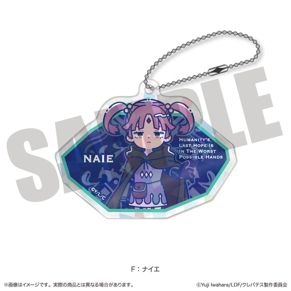 『クレバテス-魔獣の王と赤子と屍の勇者-』にゅ〜とろ ホログラムアクリルキーホルダー F ナイエ