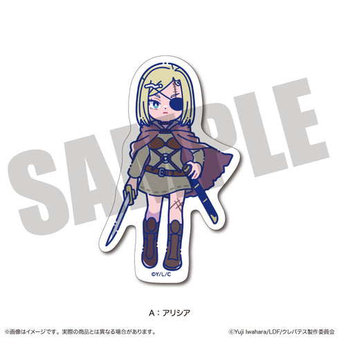 『クレバテス-魔獣の王と赤子と屍の勇者-』にゅ〜とろ ダイカットステッカー A アリシア