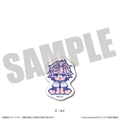 "Klebates: The King of Monsters, the Infant, and the Hero of the Dead" Nyu~toro Die-Cut Sticker C: Luna