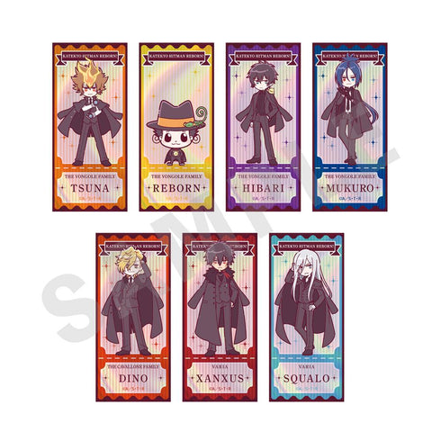 『家庭教師ヒットマンREBORN!』ミニキャラスーツシリーズ トレーディングオーロラステッカー【BOX】