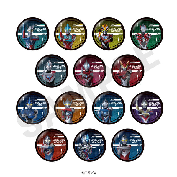 『ウルトラマンシリーズ』トレーディングキラキラ缶バッジ【BOX】