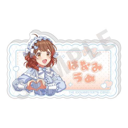 『学園アイドルマスター』ネームバッジ(花海 佑芽)