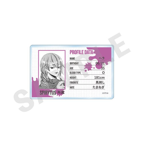 『拷問バイトくんの日常』プロフィールアクリルカード(ヘラ)