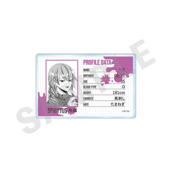 『拷問バイトくんの日常』プロフィールアクリルカード(ヘラ)