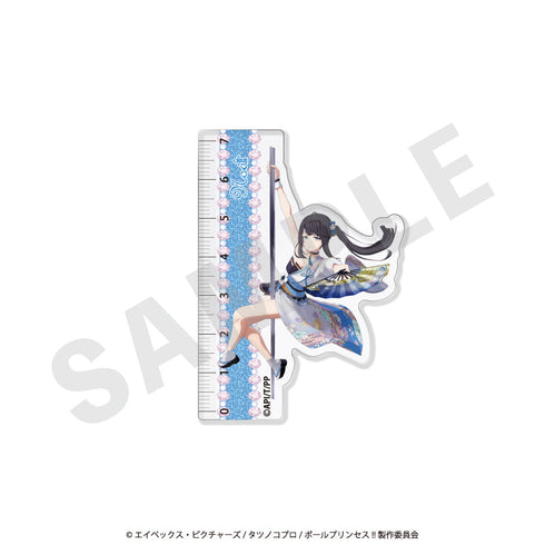 『ポールプリンセス!!』スタンドミニ定規 蒼唯ノア