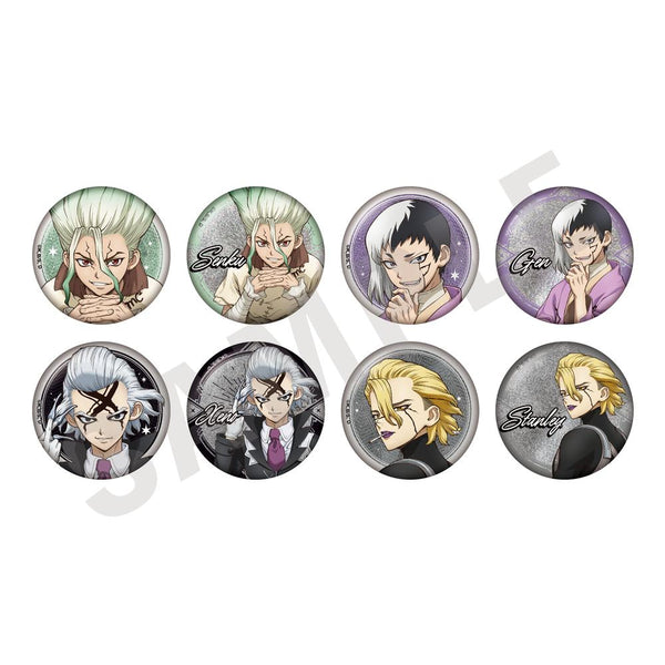 『Dr.STONE』トレーディンググリッター缶バッジ (全8種)【BOX】