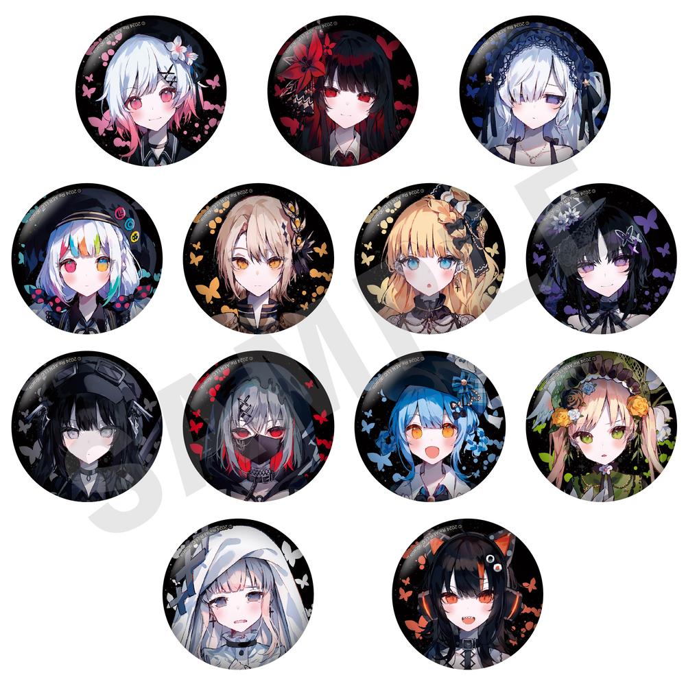 【蓮見レイア】魔法少女ノ魔女裁判　缶バッジ　10個セット 蓮見レイア】魔法少女ノ魔女裁判 缶バッジ 10個セット