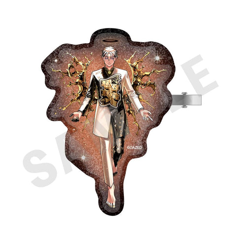 『超人的シェアハウスストーリーカリスマ』キラキラ二層アクリルヘアクリップ(伊藤 ふみや)