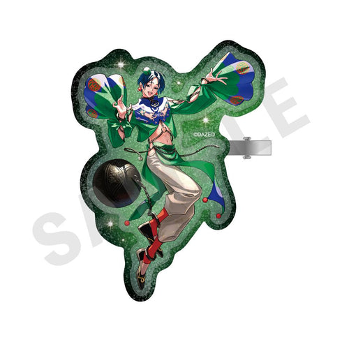 『超人的シェアハウスストーリーカリスマ』キラキラ二層アクリルヘアクリップ(本橋 依央利)