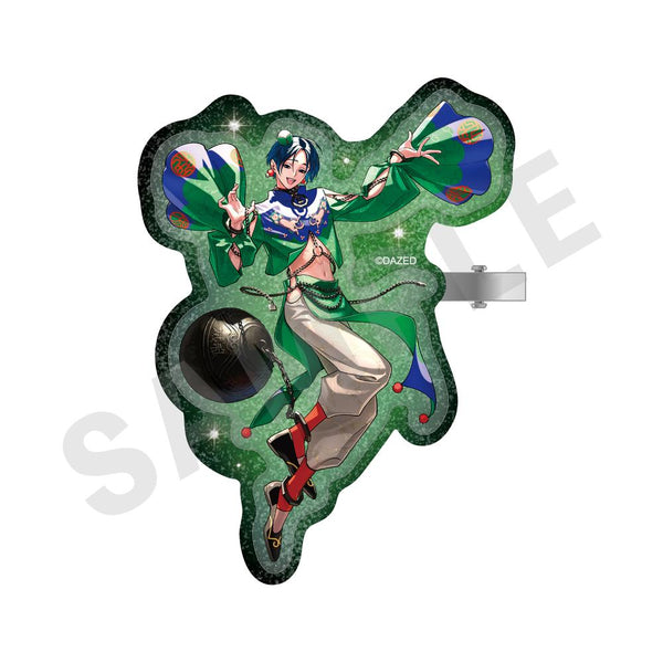 『超人的シェアハウスストーリーカリスマ』キラキラ二層アクリルヘアクリップ(本橋 依央利)