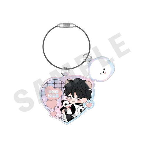 『ちぐはぐなキス』オーロラアクリルキーホルダー(陽翔)