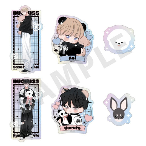 『ちぐはぐなキス』オーロラステッカーセット