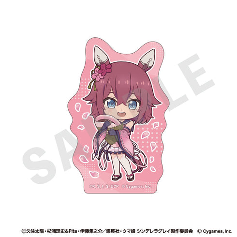 『ウマ娘 シンデレラグレイ』らぶいっと!シリーズ トレーディングダイカットステッカー(全9種)【BOX】