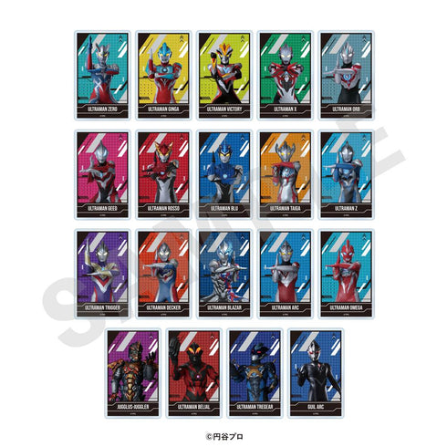 『ウルトラマンシリーズ』トレーディングアクリルカード(全19種)【BOX】
