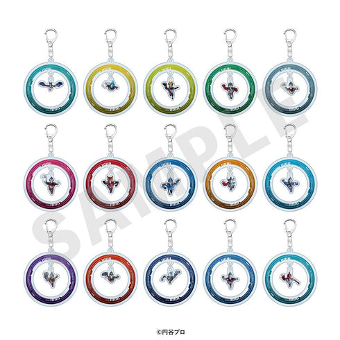 『ウルトラマンシリーズ』トレーディングゆらゆらアクリルキーホルダー(全15種)【BOX】