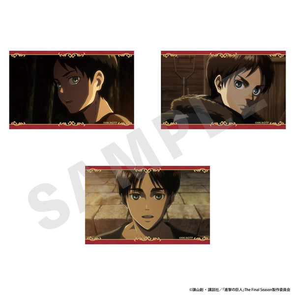 『進撃の巨人』ビジュアルカード3枚セットA(エレン)