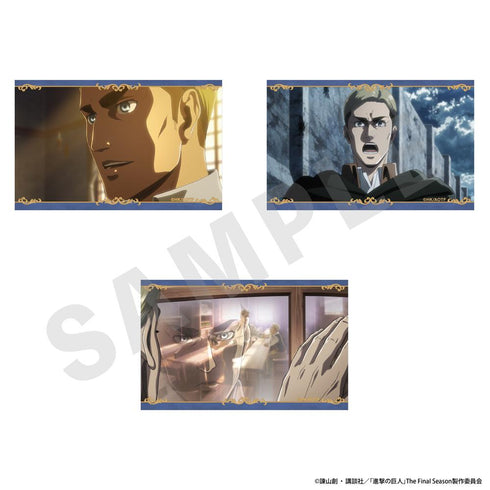 『進撃の巨人』ビジュアルカード3枚セットA(エルヴィン)