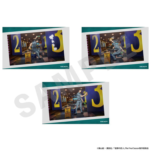 『進撃の巨人』ビジュアルカード3枚セットB(リヴァイ2)