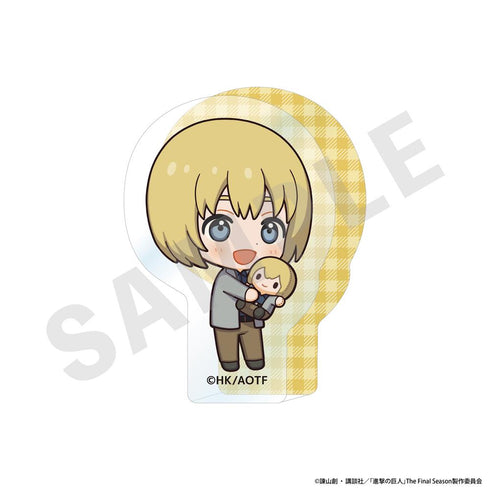 『進撃の巨人』ミニキャラだっこシリーズ ミニダイカットアクリルブロック(アルミン)