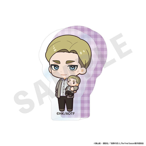 『進撃の巨人』ミニキャラだっこシリーズ ミニダイカットアクリルブロック(エルヴィン)