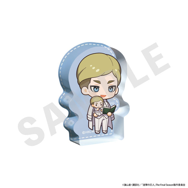 『進撃の巨人』ミニキャラホワイトコーデシリーズ ミニダイカットアクリルブロック(エルヴィン)