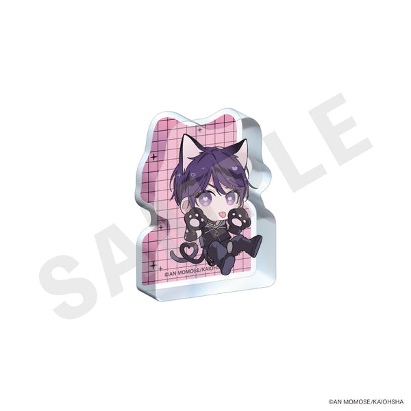 『ナカまであいして』ミニアクリルブロック cat ver.(楪)