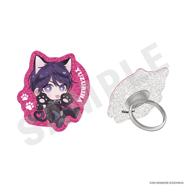 『ナカまであいして』キラキラアクリルリング cat ver.(楪)